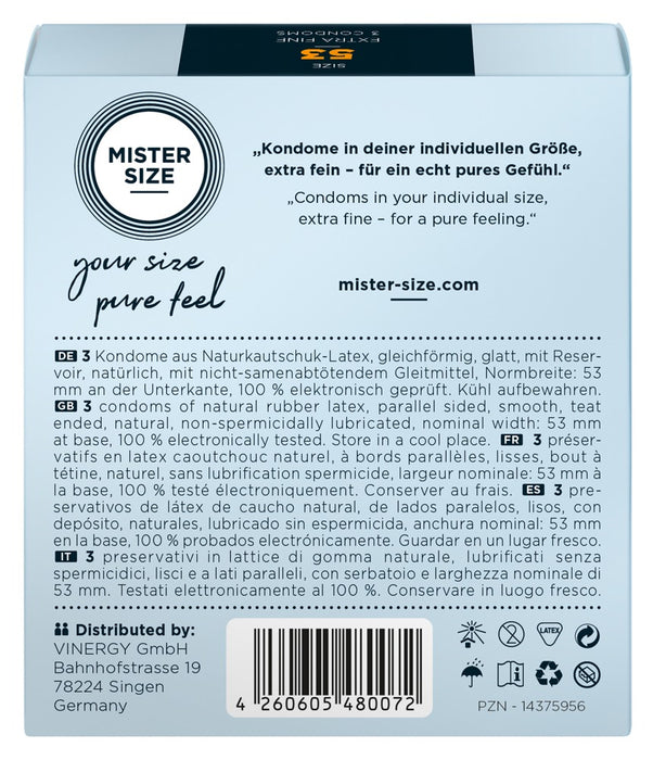 Mister Size 53mm 3er