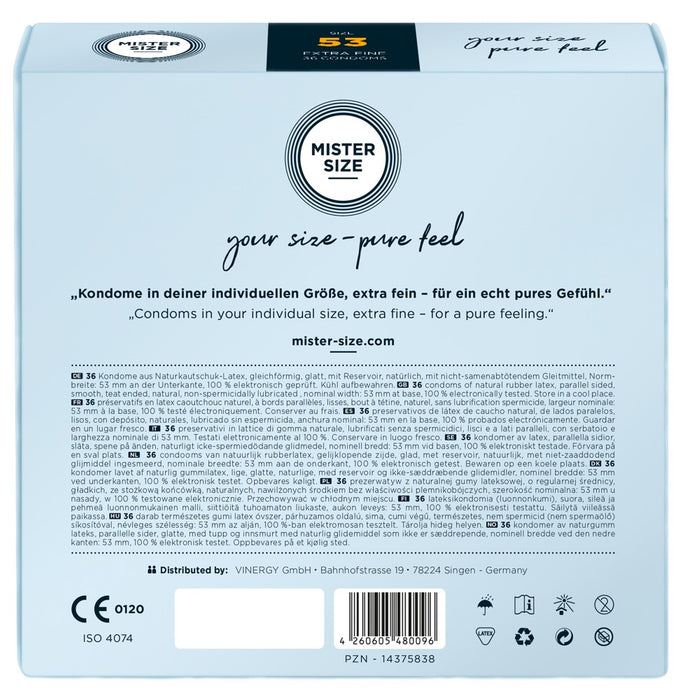 Mister Size 53mm 36er