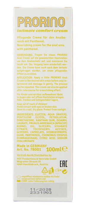 PRORINO Sensitive Anal Comfort