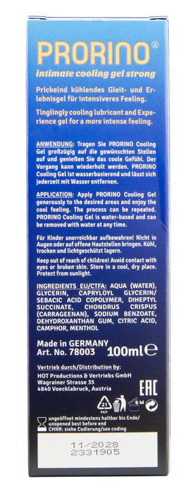 PRORINO Cooling Gel Strong100m