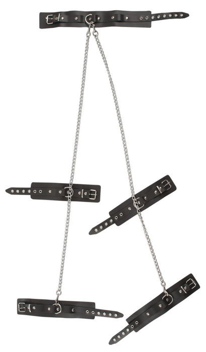 Leder All-Over-Fessel