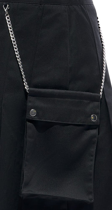 Herren Rock Schwarz S