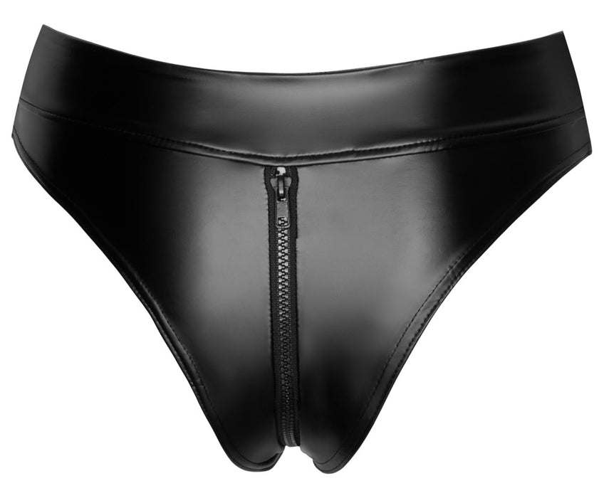 Noir Slip mit Zip M