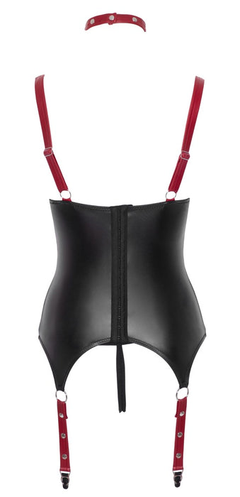 Strapshemd schwarz/rot M