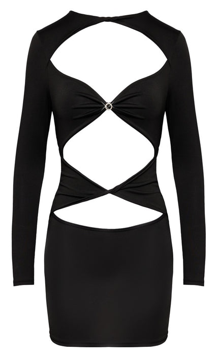 Minikleid schwarz XL