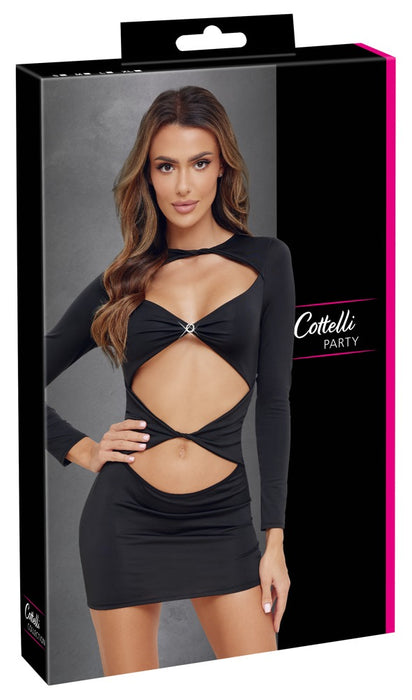 Minikleid schwarz XL