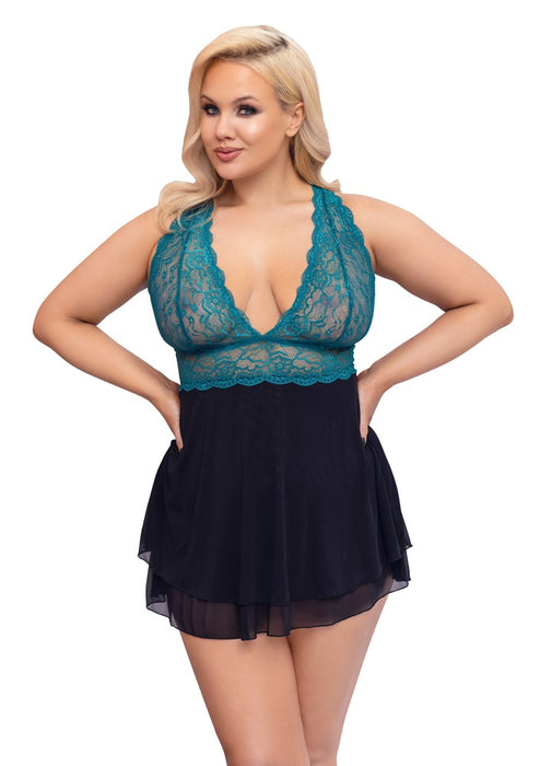 Babydoll petrol 4XL