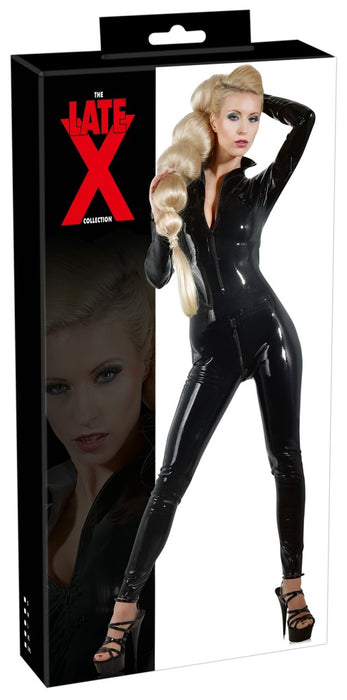Latex Catsuit schwarz M