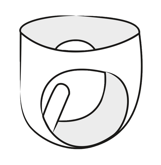 Latex Slip schwarz M