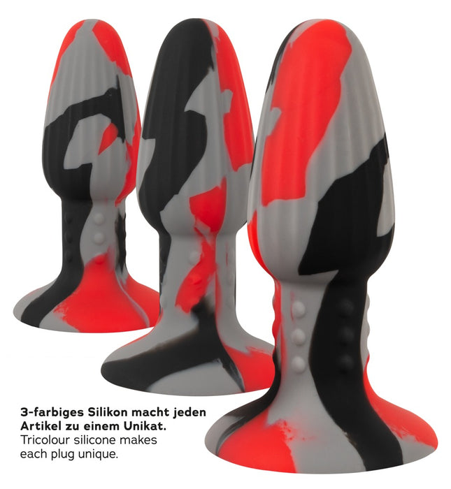 ANOS Triple Color Butt Plug wi