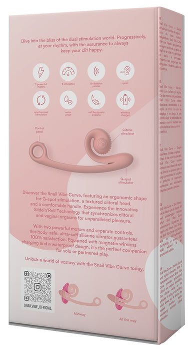 Snail Vibe Curve Peachy Pink